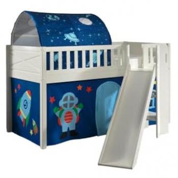 AstroToboggan Lit Mezzanine Vipack – Blanc