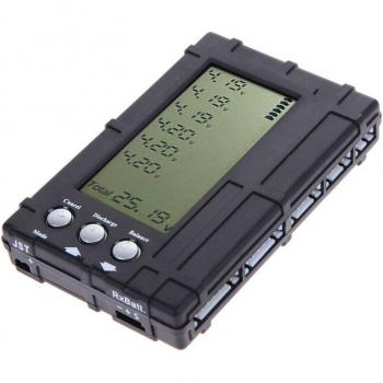 Medidor de voltaje y equilibrador de baterías Lipo y Li-Fe 2-6S