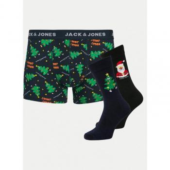 Coffret Cadeau Jack & Jones : Chaussettes et Boxer de Noël