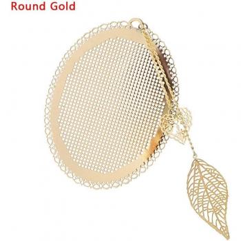 Silver and Gold Metal Cross-Stitch Bookmark Kit