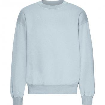 Sudadera oversized Colorful Standard de algodón orgánico azul polvo