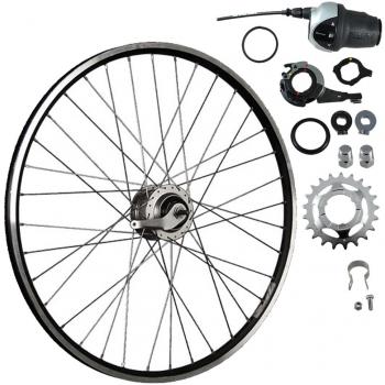 Roue arrière 28 pouces ZAC2000 avec système Nexus noir