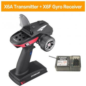 Transmisor DumboRC X6A + Receptor X6F/X6FG