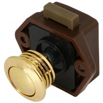 Kit de 4 verrous à bouton Push Lock 20mm, Ha-2 Or