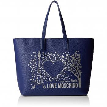 Love Moschino Pu, Borsa Tote Donna, Rosso, 17x12x16 cm (W x H x L)