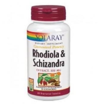 Solaray Schisandra e Rodiola 500 mg 60 capsule vegetali