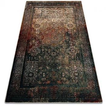 Multicoloured Emerald Omega Mamluk Wool Carpet, 135x200 cm