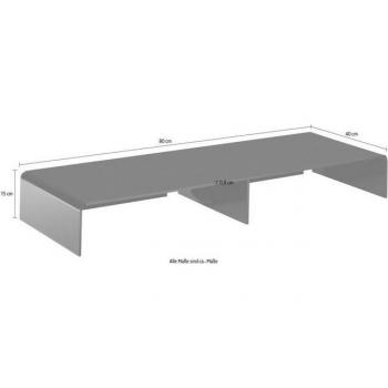 TV-Bank Remus, modernes Design aus Acrylglas