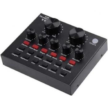 Mixer USB V8 con Cambia Voce e Effetti Audio