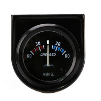 CNSPEED 2 52mm 12V Ammeter Gauge 60-0-60 AMP with Bracket