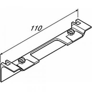 Hager Geräteträgerschürze zu SL 20x55mm gschw SL20055A9011