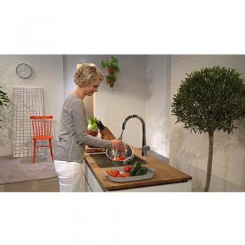 Hansgrohe Talis S M51 Einhebel-Küchenmischer 200, Ausziehbrause, 2jet, Farbe: Edelstahl-finish