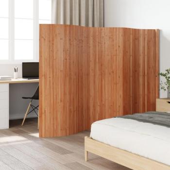 VidaXL Brown Bamboo Room Divider 165x400 cm