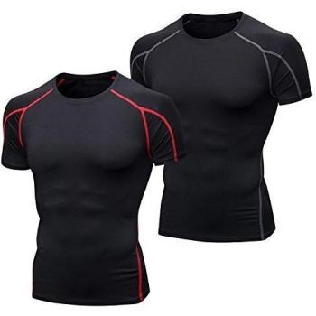 Niksa 2 Pezzi Fitness T-Shirt Maglia Compressione U