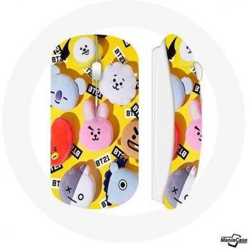 BTS Wireless Mouse with BT21 Characters Tata Chimmy Cooky RJ Shooky Koya Mang Van