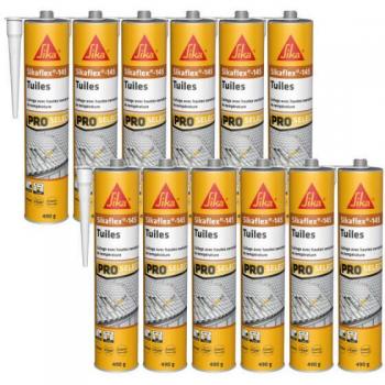 Emballage 12 × Sikaflex 145 – Colle flexible 490 g