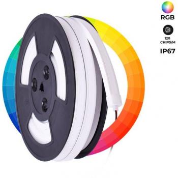 RGB Neon Flex 24V DC 10x18mm 10m – Set Totale