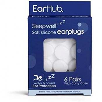 Clear Silicone Earplugs for Concerts & Water Sports