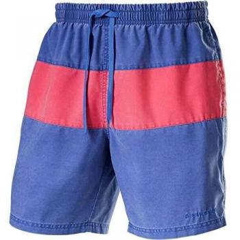 Herren-Badeserie Firefly: Uwe Shorts in Blau/Koralle, S