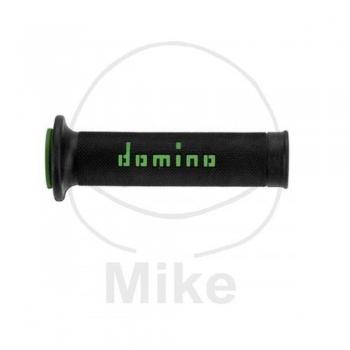 Manopole Domino A010 On-Road nero / verde (aperto)
