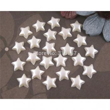 Lucia Crafts 10mm Multi-Colored Star ABS Imitation Pearls