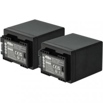 Vhbw 2x batterie 4450mAh pour camescopes Canon