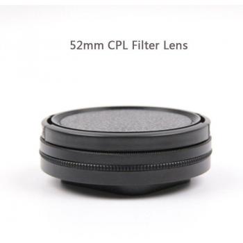 Filtro Polarizado Circular UV 52 mm – Compatibilidad GoPro Hero 7, 6 y 5