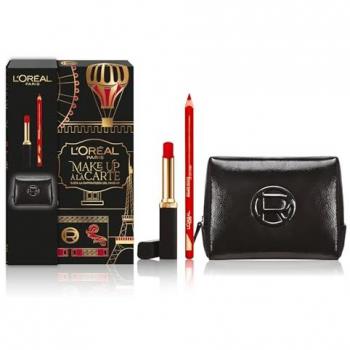 L’Oreal Paris POCHEtte Ricche – Set Rossetto Matte Rosso e Matita Labbra con Omaggio