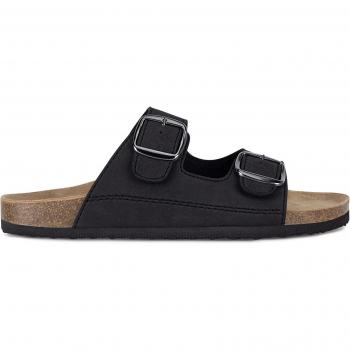 Lanetti Pantoletten Herren 7410990001 Schwarz