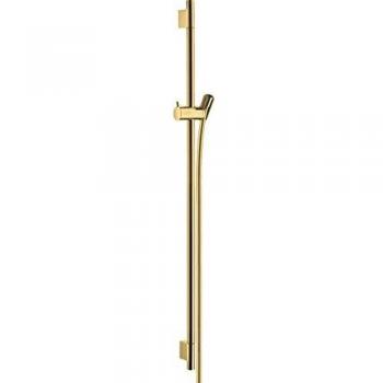 Hansgrohe Unica Barre de douche S Puro 90 cm avec flexible de douche, blanc mat, 28631700