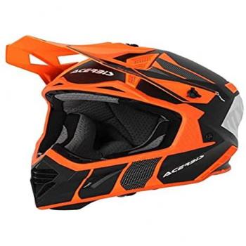Crosshelm Acerbis X-Track Orange Fluo-Schwarz L