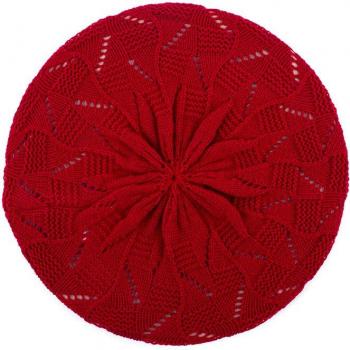 Geebro Damen Künstler-Beret – Schlichte und elegante Baskenmütze