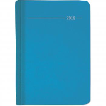 Wochen-Minitimer 192 Seiten Silk Line Aqua 2019
