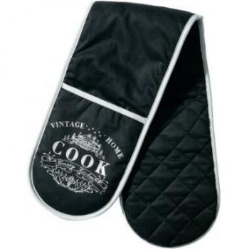 Dual‑Size Cotton Oven Mitts – 100% Pure Cotton, 83×18 cm