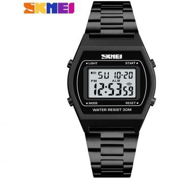 SKMEI 1328 Men's Business Digital Watch with Alloy Strap