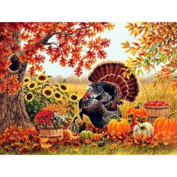 Pumpkin Turkey Mosaic Painting Kit
