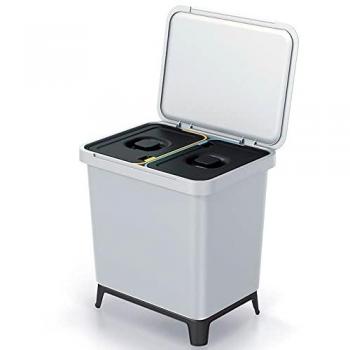 Eco-Keden Bin 2 x 10 L White