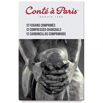 Conte Compressed Charcoal Assorted Pack of 12