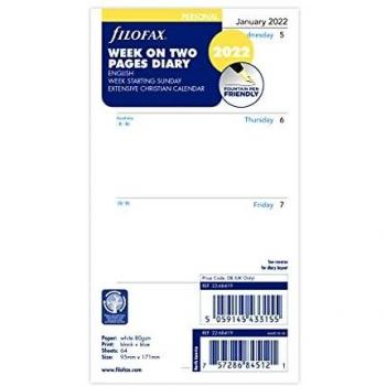 English Filofax Weekbook – Personal Planning with Sundays