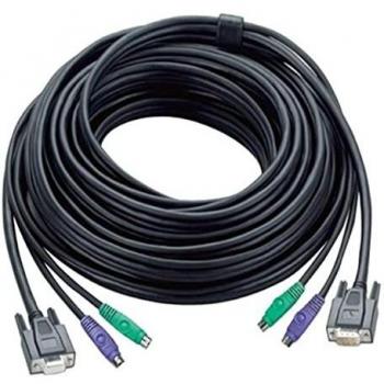 30ft PS/2 cable para video, teclado y ratón (kvm) Negro 10 m ATEN 2L-1010P