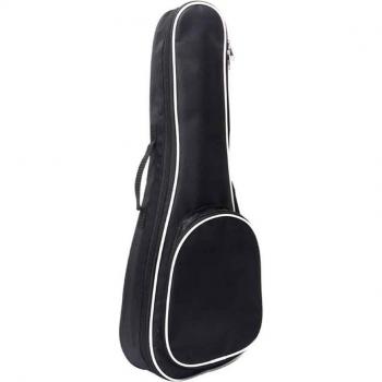 Padded Ukulele Storage Backpack, 21/23/26 Inch, Black Oxford Cloth, Shockproof with Handle