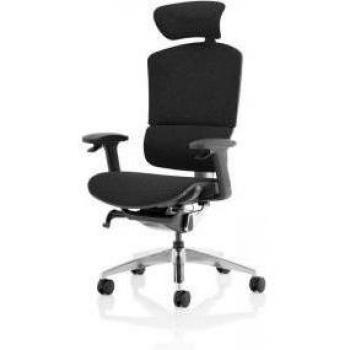 Ergo Click Plus Chair Black FabriMesh With Headrest PO000062 59553DY