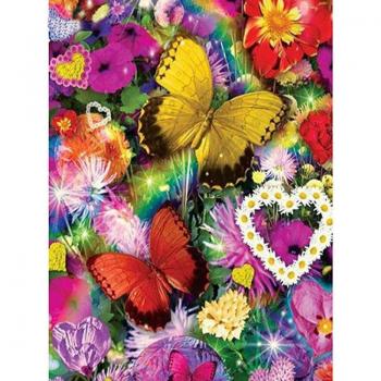 5D DIY Diamantkunst Schmetterling 20x30 cm