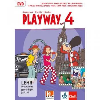 Playway 4. Ab Klasse 3./DVD Kl. 4 / NRW
