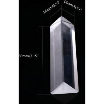 K9 Triangular Color Prism for Teaching Light Spectrum