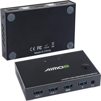 USB KVM Schalter 2-Port HDMI