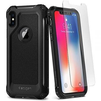 Custodia Spigen Pro Guard per iPhone X/XS con colore nero