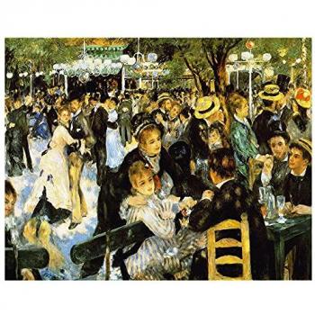 Bal du Moulin de la Galette – Peinture sur Toile 50x60 cm, Legendarte Renoir