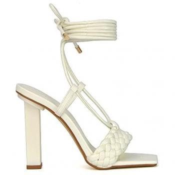 Women's Mira Woven Strappy Block Toe