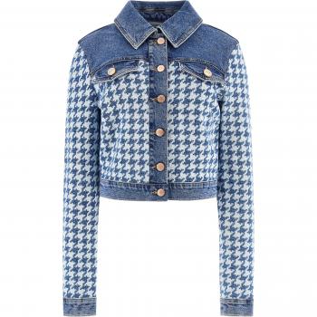 Giacca Guess corta in tweed per donna